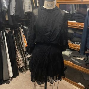 IRO lacy BLACK cocktail dress size 40